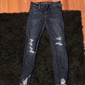 American eagle ripped jeans